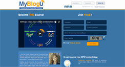 Desktop Screenshot of myblogu.com